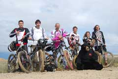 la team cycles et nature aux bardenas !!!