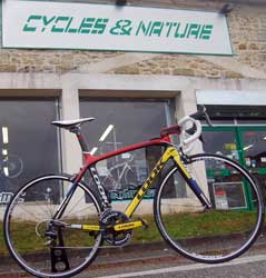 cycle, cycles et nature : magasin de vente et de reparation de velo a bordeaux, look, velo monté, LOOK 695 mondrian Montage DURA ACE
