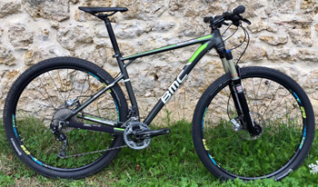 cycle, cycles et nature : magasin de vente et de reparation de velo a bordeaux BMC teamelite TE03 deore slx 2015 roues neuves 
